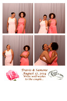 Travis & Samone's Wedding Reception Photo Booth